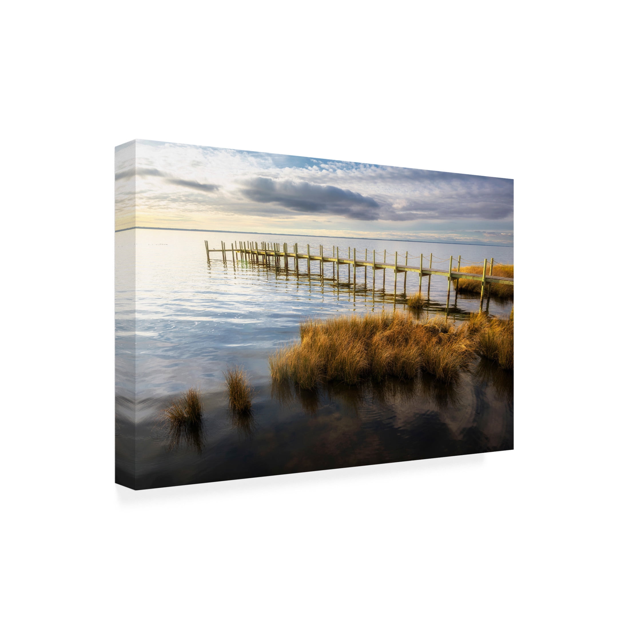 Canvas Wall Art - Danny Head 'On the Sound II' Wall Art for Living Room, Bedroom, or Office Décor by Trademark Fine Art - 24 x 16 Inches