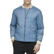 Men's Dockers® Bomber Jacket with Vertical Quilting Color: Blue Size: 3XL