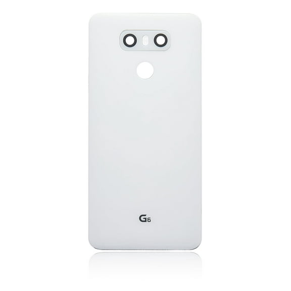 Replacement Back Cover With Adhesive Pre-Installed Compatible For LG G6 (Mystic White)