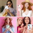 thumbnail image 6 of for iPhone 14 6.1 inch,Clear Sparkly Case for Women Girls,Cute Glitter Bling Flexible Soft TPU Silicone Bumper Protective Cover for iPhone 14 - Green, 6 of 16