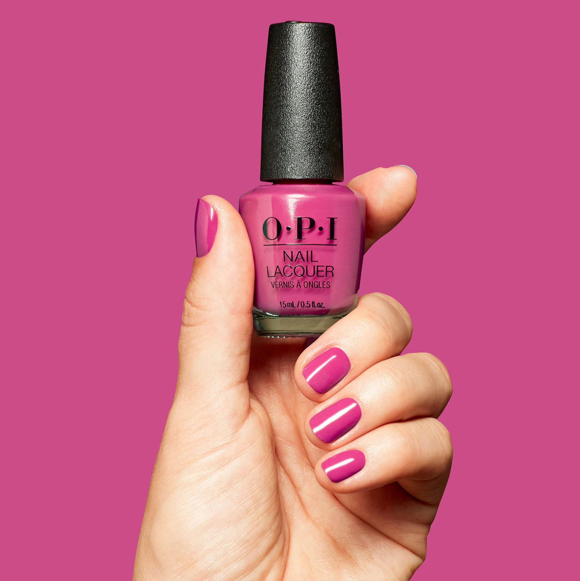 OPI Nail Lacquer, Strawberry Cosmo, Nail Polish, 0.5 oz