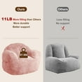 thumbnail image 6 of Historyli Compact Bean Bag Chair for Adults, Space-Saving Lounge Chair with Ergonomic Backrest & Wide Armrest, High Density Foam Filler, for Apartment, 6 of 7