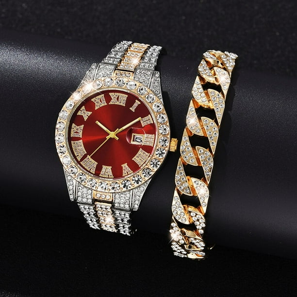 Relojes de diamantes para mujer, relojes de pulsera de oro para mujer, relojes de pulsera de marca de lujo con diamantes de imitación para mujer, relojes para mujer, reloj femenino Tan Jianjun unisex