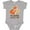 AC-Heather Grey, variant on Inktastic My Nonna Loves Me Grandchild Cute Fox Boys or Girls Baby Bodysuit