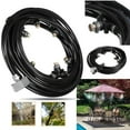 thumbnail image 7 of Zzbeans Outdoor Misting System, 6M/8M Patio Cooling Kit Water Sprinkler, High Pressure Misting Nozzles for Garden Yard Humidification Cooling Spray, Black, 7 of 7