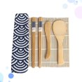 thumbnail image 4 of EeaseCA Kit de Fabrication de Sushi 6 Pcs Outils de Sushi DIY Tapis Roulant Baguettes Pochette de Rangement Coupe-Riz, 4 of 7