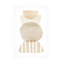 Trademark Fine Art Melloi Art Prints Semi Circles Geometric Canvas Wall Art