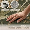 thumbnail image 6 of ODIKA 8'x10' Washable Area Rug Aesthetic With Vintage Scrollwork Accents Snake Tropical Botanical Playful for Dining Room, Large Office, Lounge, Non-Slip Chair-Friendly Mat, 6 of 7