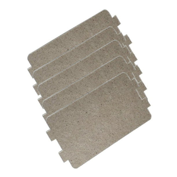 Repuestos de GuíA de Ondas Gruesas 5 Piezas Accesorios Tapa Cubierta de Horno Microondas Placa de Mica de ReparacióN Universal