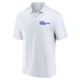 thumbnail image 2 of Men's Fanatics White/Royal Los Angeles Rams Lockup Two-Pack Polo Set, 2 of 5