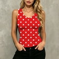 thumbnail image 2 of cfhntfmh Tank Tops for Women V Neck Summer Casual Sleeveless Shirts Ribbed Knit Basic Slim Fitted Vest, 2 of 7