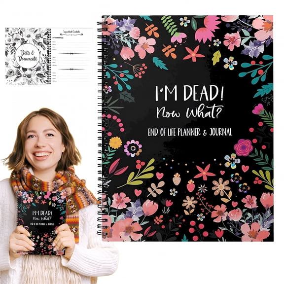 CCOCC End of Life Planner,Spiral Life Planner Binder,Final Affairs Organizer For Peace of Mind