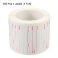 thumbnail image 3 of Uxcell 1x2 Inch Date Marker Adhesive Paper Sticker Food Storage Labels Red 1 Roll, 3 of 5