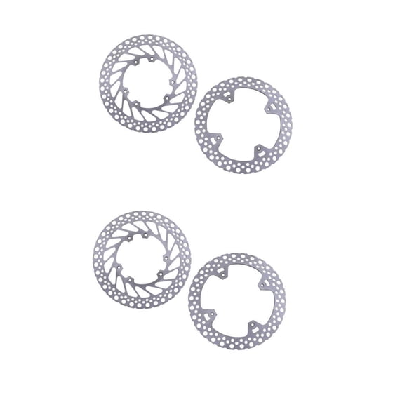 4 Piezas Motocicletas Discos De En Material Hierro Resistente Durable