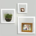 thumbnail image 6 of Sorbus 5” x 9” Floating Box Shelves - 3-Tier Faux Wood Floating Shelves (3 Count), 6 of 7
