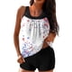 thumbnail image 2 of Trajes de baño para mujer Traje de baño conservador de cintura alta de dos piezas con estampado del Día de la Independencia de moda Trajes de baño para mujer Trajes de baño para mujer Trajes de baño d, 2 of 5