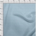 thumbnail image 3 of oneOone Cotton Poplin Medium Blue Fabric Leaves Fabric For Sewing Printed Craft Fabric By The Yard 42 Inch Wide, 3 of 5