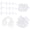 White, variant on Breakaway Clasps with Nylon Lanyard Bead Barrels Connectors Plastomer Break Away Clasp Buckles for Jewelry Making