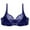 Dark Blue, variant on Womens Plus Size $5,Ladies Traceless Comfortable No Steel Ring Lace Breathable Gathering Bra Woman Underwear