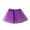 Purple, variant on Girls Flowy Tulle Tutu Skirt Athletic Baby Soft Fluffy Tutu Skirt Toddler Party Carnival Mesh Tutu Soild Dance Princess Skirt Dresses Casual Party Sundress