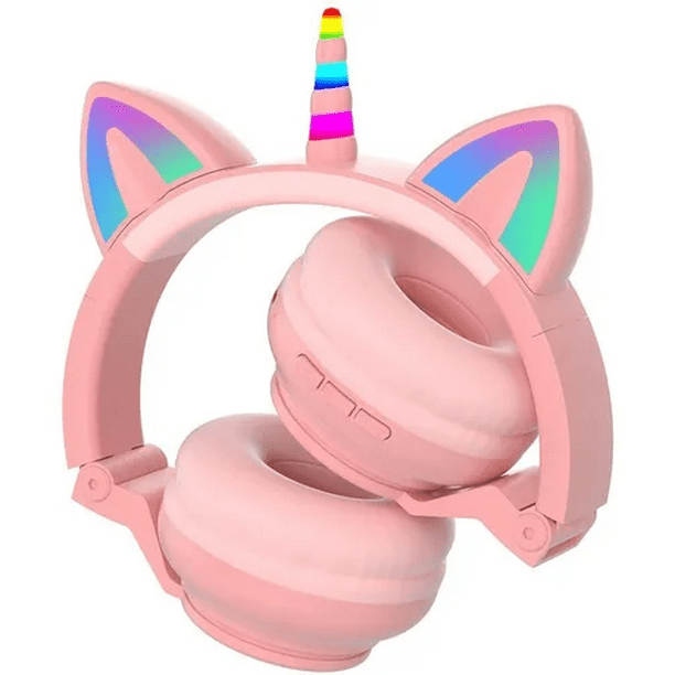 Auriculares Bluetooth de Unicornio Rosa Malubero Mlu1354 Walmart en linea