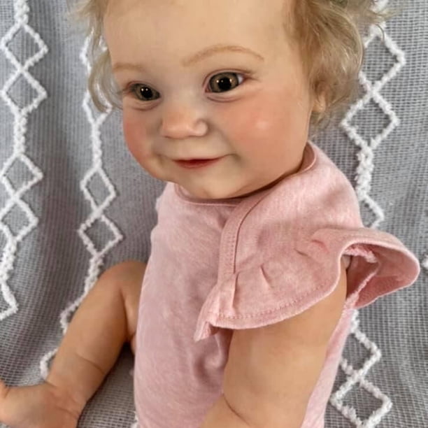 50cm adorable hecho a mano Reborn Baby Doll Appease Kits de juguetes para niños pequeños (marrón) Likrtyny Para estrenar