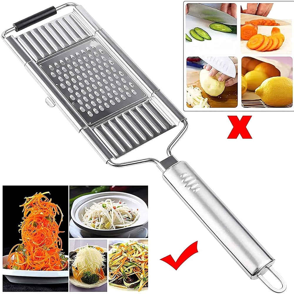 Stainless Steel Manual Vegetable Slicer, Portable Kitchen Cutting Machine,  Easy To Clean And Multi-purpose