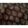 thumbnail image 4 of oneOone Silk Tabby Fabric Leaves|Floral & Paisley Block Print Fabric BTY 42 Inch Wide, 4 of 4