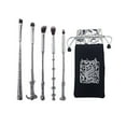 thumbnail image 2 of MesaSe 5pcs Magic wand makeup brush Set Silver  Beauty Tools, 2 of 8