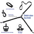 thumbnail image 2 of Double Dog Leash For 2 Dogs,dog Leash,360tangle-free Double Dog, 2 of 5