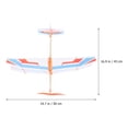 thumbnail image 4 of 3pcs Interesting Simple Plane Model Rubber Band Powered Aircraft Toy Glider Plaything for Kids, 4 of 6