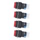 thumbnail image 4 of 25Pcs Button Switch Momentary Self Locking 8 Pin 16mm Round with Light 12V for ControlRed, 4 of 5