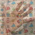 thumbnail image 3 of Duck Tulle Curtains with Rod Pocket, Playthings for Teddy Bears Rubber Ducks and Trains on Heart Filled Backdrop, Sheer Drape for Wedding Party 2 Panels, 7 Sizes, Multicolor, by Ambesonne, 3 of 3