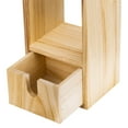 thumbnail image 4 of Toilet Paper Holder Wood Bathroom Toilet Tissue Paper Roll Storage Holder Stand, 4 of 5