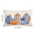 thumbnail image 2 of Thanksgiving Pillow Covers 19.7X11.8 Patterns Sofa Bedroom Decorative, 2 of 6