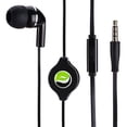 thumbnail image 4 of Premium Retractable Headset MONO Hands-free Earphone Mic Single Earbud Headphone Wired 3.5mm Black LPP for Samsung Galaxy Kids Tab 3 7.0 Mega 2 Note 10.1 2, NotePRO 12.2 On5 Prevail LTE S4, S5 Active, 4 of 10