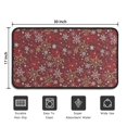 thumbnail image 5 of Red Christmas Snowflake Pattern Door Rugs,Washable Non Slip Door Mats Indoor,Decorative Door Mats,Entry Mat Indoor for Entrance,Bedroom,Kitchen,Bathroom,30"x17", 5 of 6