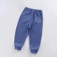 thumbnail image 2 of Girls Clothes, Boys Sweatpants Athletic Workout Shark Print Kids Fall Clothes 3-9T Girls Elastic Waist Cotton Joggers Pants (3-4T, Navy 01), 2 of 3