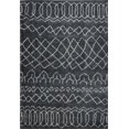 thumbnail image 1 of Ladole Rugs Tapis Moderne Doux et Synthétique à Motifs Treillis Gris-Ivoire, 1 of 4