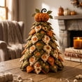 thumbnail image 6 of DIY Halloween Quilted Fabric Tree Kit,Sewing Craft Project with Padded Fabric Pieces Handmade,Fall Holiday Decoration for Mantel Shelf,Tabletop,Home Decor Gift(A), 6 of 6