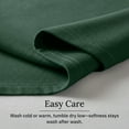 thumbnail image 6 of California Design Den Flannel Queen Sheets Set - Triple-Brushed 100% Cotton, Deep Pockets, Made In Portugal - Dark Green, 6 of 8
