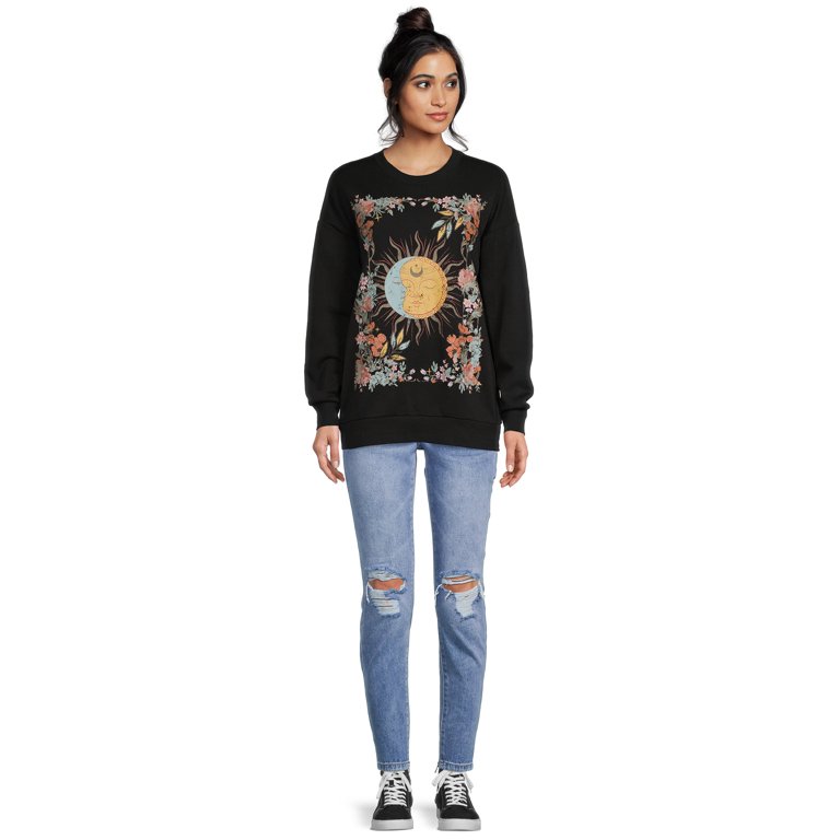 Self Esteem Juniors' Graphic Pullover Sweatshirt - Walmart.com