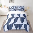 thumbnail image 2 of Erosebridal Abstract Geometric Bedding Queen Size,Mid Century Comforter Sets with Sheets,Abstract Artwork Bedding Sets Queen Size,Breathable Male Room Decor,Reversible,7 Pieces, 2 of 5