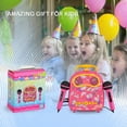 thumbnail image 2 of Kakutoy Kids Karaoke Machine with 2 Microphones for Girls Children Singing Machine Toddler Karaoke Music Toy for Birthday, 2 of 7