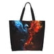 thumbnail image 1 of Balery Red And Blue Fire Bird Bolsa Tote Estilo Estético con Cremalleras, Bolsa de Hombro, Bolsa de Compras Grande y Plegable, 1 of 8