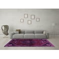 thumbnail image 3 of Ahgly Company Indoor Rectangle Persian Purple Traditional Area Rugs, 8' x 12', 3 of 4