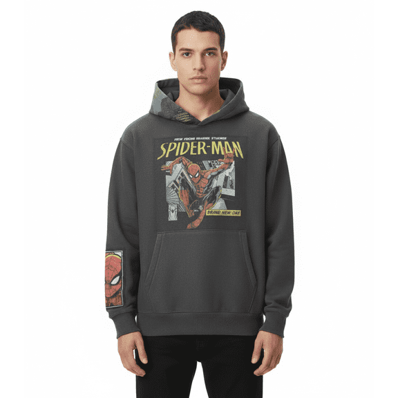 Spider-Man "Brand New Day" Men's & Big Men's Front and Back Graphic Hoodie Sweatshirt, Sizes XS-5XL