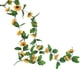 thumbnail image 5 of Guirnalda de girasol artificial de 18 cabezas, simulación de flor, vid, colgante de pared, plástico, flor falsa, ratán, naranja seitruly HA8325-01B, 5 of 6