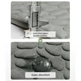 thumbnail image 3 of Ochine Cobblestone Bathroom Mat, Soft Non-Slip Super Water Absorbing Bath Rug,Memory Foam,16"x24",Gray, 3 of 11