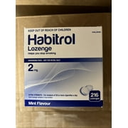 Habitrol Nicotine Lozenge 2mg Mint Flavor 6 boxes 1296 Pieces Sugar Free 8/25+